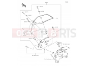 KAWASAKI Z1000 ABS (ZR1000GGF) Accessory(Meter Cover)