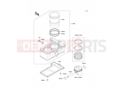 KAWASAKI EL250 (EL250-E3) Cylinder/Piston(s)