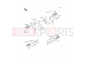 KAWASAKI EL250 (EL250-E3) Footrests