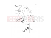 Fuel Tank - Kawasaki KDX200 (KDX200-E5) 1993