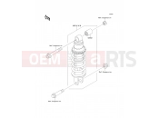 Shock Absorber(s) - Kawasaki KLE500 (KLE500-A3) 1993