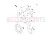 Rear Brake - Kawasaki KLE500 (KLE500-A3) 1993