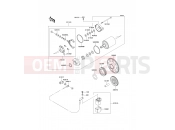 KAWASAKI 2001 Starter Motor