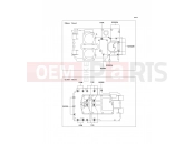 KAWASAKI 2006 Crankcase Bolt Pattern
