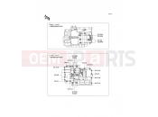 Crankcase Bolt Pattern - Kawasaki ER-6f ABS (EX650B7F) 2007