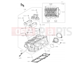 KAWASAKI NINJA 650 (EX650KKFA) Cylinder Head
