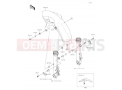 KAWASAKI NINJA 650 (EX650KKFA) Front Fender(s)