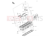 KAWASAKI Z1000 (ZR1000HKF) Cylinder Head