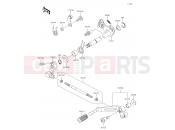 KAWASAKI Z1000 (ZR1000HKF) Gear Change Mechanism