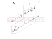 KAWASAKI Z1000 (ZR1000HKF) Accessory(Axle Slider)