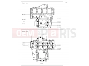 KAWASAKI Z1000 (ZR1000JKF) Crankcase Bolt Pattern