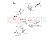 KAWASAKI Z1000 (ZR1000JKF) Footrests