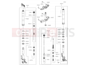 KAWASAKI Z1000 (ZR1000JKF) Front Fork