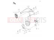 KAWASAKI Z1000 (ZR1000JKF) Cowling Lowers