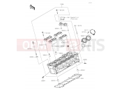 KAWASAKI Z900 (ZR900DKF) Cylinder Head