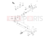 KAWASAKI Z900 (ZR900DKF) Gear Change Mechanism