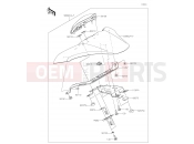 KAWASAKI Z900 (ZR900DKF) Accessory(Single Seat Cover)
