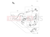 KAWASAKI Z900 (ZR900DKF) Accessory(Large Meter Cover)
