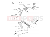 KAWASAKI Z900RS (ZR900CKFB) Footrests