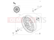 KAWASAKI Z900RS (ZR900CKFB) Front Hub