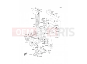 Rear Suspension - Kawasaki KFX400 (KSF400A6F) 2006