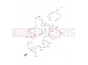 Footrests - Kawasaki KFX400 (KSF400A6F) 2006