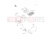KAWASAKI MULE 3010 DIESEL 4x4 (KAF950-B3) Muffler(s)