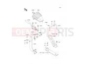 KAWASAKI MULE 3010 DIESEL 4x4 (KAF950-B3) Brake Pedal