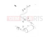 KAWASAKI MULE 500 (KAF300-B1) Muffler(s)
