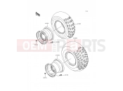KAWASAKI MULE 500 (KAF300-B1) Tires