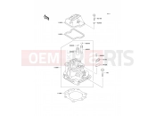 KAWASAKI MULE 550 (KAF300-C4) Cylinder Head