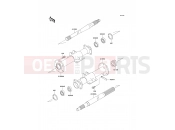 KAWASAKI MULE 550 (KAF300-C4) Rear Axle