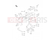 KAWASAKI MULE 550 (KAF300-C4) Front Fender(s)