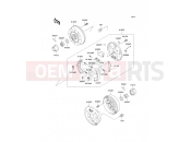 KAWASAKI MULE 550 (KAF300-C4) Rear Hub