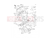 KAWASAKI MULE 600 (KAF400B6F) Frame Fittings(Front)