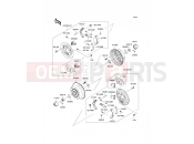 KAWASAKI MULE 600 (KAF400B6F) Rear Hub