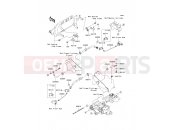 KAWASAKI MULE 600 (KAF400B6F) Front Brake Piping