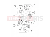 Front Hub - Kawasaki MULE 600 (KAF400B7F) 2007