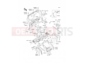 KAWASAKI MULE 600 (KAF400BCF) Frame Fittings(Front)