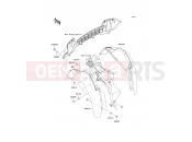 KAWASAKI MULE 600 (KAF400BCF) Front Fender(s)