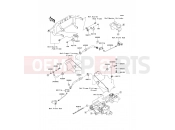 KAWASAKI MULE 600 (KAF400BCF) Front Brake Piping