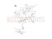 Brake Pedal - Kawasaki MULE 600 (KAF400BDF) 2013