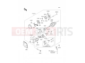 KAWASAKI MULE 610 4x4 (KAF400A7F) Starter Motor