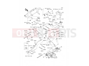 KAWASAKI MULE 610 4x4 (KAF400A7F) Front Brake Piping