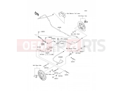 KAWASAKI MULE 610 4x4 (KAF400A9F) Rear Brake Piping