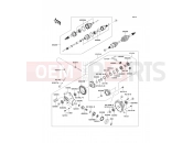 KAWASAKI MULE 610 4x4 (KAF400ACF) Drive Shaft-Front