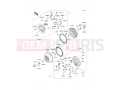 KAWASAKI MULE 610 4x4 (KAF400ACF) Rear Hub