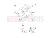 KAWASAKI MULE 610 4x4 (KAF400ACF) Brake Pedal