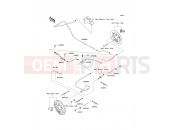 KAWASAKI MULE 610 4x4 (KAF400ACF) Rear Brake Piping
