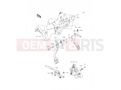 KAWASAKI MULE 610 4x4 (KAF400AGF) Brake Pedal
